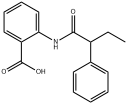 2-[(2-phenylbutanoyl)amino]benzoic acid Struktur