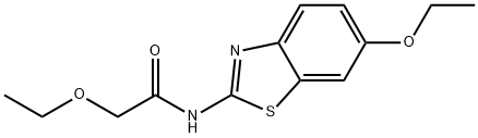 2-ethoxy-N-(6-ethoxy-1,3-benzothiazol-2-yl)acetamide Struktur