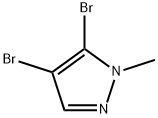 1H-Pyrazole, 4,5-dibromo-1-methyl- Struktur