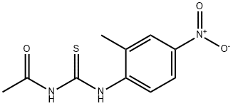 N-{[(2-methyl-4-nitrophenyl)amino]carbonothioyl}acetamide Struktur