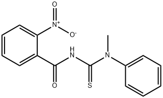 N-[methyl(phenyl)carbamothioyl]-2-nitrobenzamide Struktur