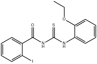 N-{[(2-ethoxyphenyl)amino]carbonothioyl}-2-iodobenzamide Struktur