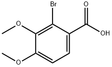 2-溴-3,4-二甲氧基苯甲酸 結(jié)構(gòu)式