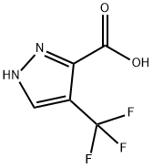 4-Trifluoromethyl-1H-pyrazole-3-carboxylic acid Struktur