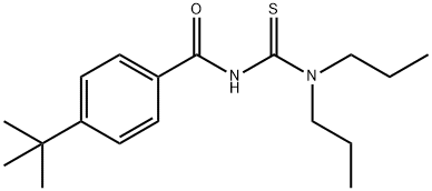 4-tert-butyl-N-[(dipropylamino)carbonothioyl]benzamide Struktur