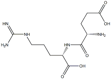 L-Arginine, L-a-glutamyl- Struktur