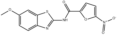 N-(6-methoxy-1,3-benzothiazol-2-yl)-5-nitrofuran-2-carboxamide Struktur