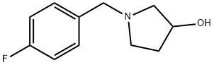 1-[(4-fluorophenyl)methyl]pyrrolidin-3-ol Struktur