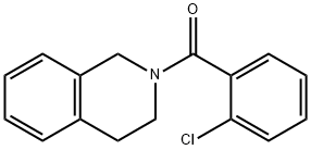 (2-chlorophenyl)(3,4-dihydroisoquinolin-2(1H)-yl)methanone Struktur