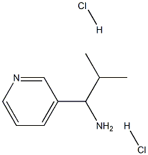 [2-methyl-1-(3-pyridinyl)propyl]amine dihydrochloride Struktur