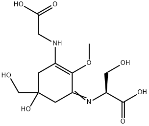 L-Serine,N-[3-[(carboxymethyl)amino]-5-hydroxy-5-(hydroxymethyl)-2-methoxy-2-cyclohexen-1-ylidene]-|環(huán)絲氨酸雜質(zhì)8