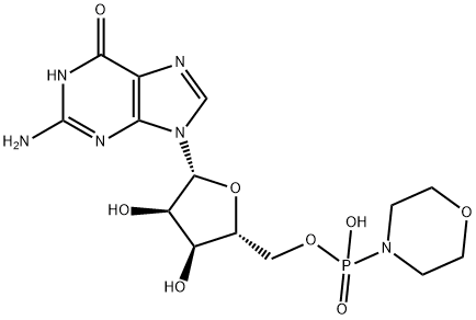 Guanosine, 5'-(hydrogen 4-morpholinylphosphonate)