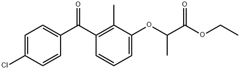 ethyl 2-(3-(4-chlorobenzoyl)-2-methylphenoxy)propanoate