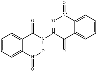 2-nitro-N-(2-nitrobenzoyl)benzohydrazide Struktur