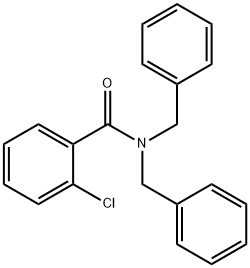 Benzamide,2-chloro-N,N-bis(phenylmethyl)- Struktur