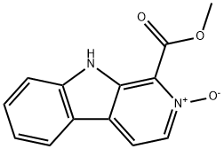 1-Methoxycarbonyl-beta-carboline-N-oxide Struktur