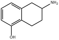 6-AMINO-5,6,7,8-TETRAHYDRONAPHTHALEN-1-OL Struktur