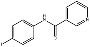 N-(4-iodophenyl)pyridine-3-carboxamide Struktur