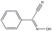 (2Z)-2-hydroxyimino-2-phenylacetonitrile Struktur