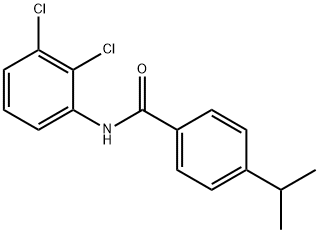 N-(2,3-dichlorophenyl)-4-isopropylbenzamide Struktur