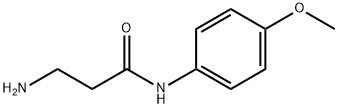 3-Amino-N-(4-methoxy-phenyl)-propionamide Struktur