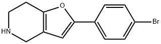 2-(4-BROMOPHENYL)-4,5,6,7-TETRAHYDROFURO[3,2-C]PYRIDINE Struktur