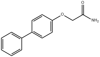 2-(4-biphenylyloxy)acetamide Struktur