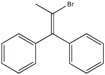 (2-bromo-1-phenylprop-1-enyl)benzene Struktur