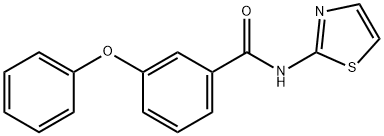 3-phenoxy-N-(1,3-thiazol-2-yl)benzamide Struktur