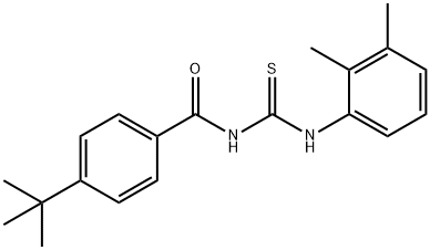 4-tert-butyl-N-[(2,3-dimethylphenyl)carbamothioyl]benzamide Struktur