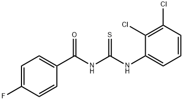 N-{[(2,3-dichlorophenyl)amino]carbonothioyl}-4-fluorobenzamide Struktur