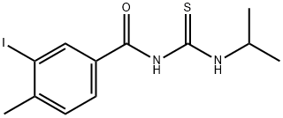 3-iodo-4-methyl-N-(propan-2-ylcarbamothioyl)benzamide Struktur