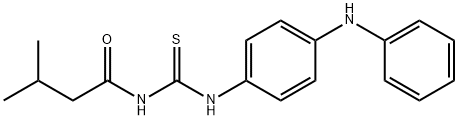 N-{[(4-anilinophenyl)amino]carbonothioyl}-3-methylbutanamide Struktur
