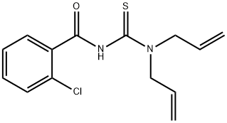 2-chloro-N-[(diallylamino)carbonothioyl]benzamide Struktur