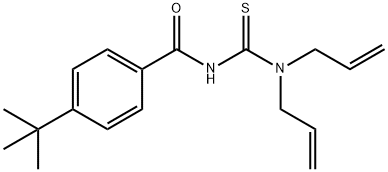 4-tert-butyl-N-[(diallylamino)carbonothioyl]benzamide Struktur