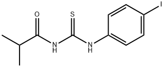 N-[(4-iodophenyl)carbamothioyl]-2-methylpropanamide Struktur