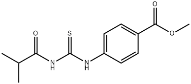 methyl 4-{[(isobutyrylamino)carbonothioyl]amino}benzoate Struktur