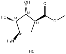 methyl(1S,2R,3S,4R)-4-amino-2,3-dihydroxycyclopentane-1-carboxylatehydrochloride