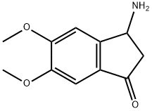 3-Amino-5,6-dimethoxy-indan-1-one Struktur