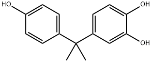 4-[1-(4-hydroxyphenyl)-1-methylethyl]benzene-1,2-diol Struktur