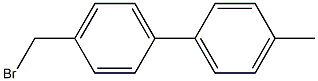 1,1'-Biphenyl, 4-(bromomethyl)-4'-methyl- Structure