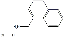 3,4-dihydronaphthalen-1-ylmethanamine:hydrochloride Struktur