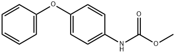 Carbamic acid, (4-phenoxyphenyl)-, methyl ester Struktur