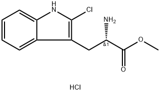 L-2-chloro-Tryptophan methyl ester monohydrochloride Struktur