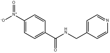 Benzamide, 4-nitro-N-(4-pyridinylmethyl)- Struktur