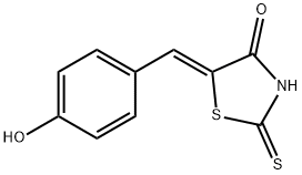 4-Thiazolidinone, 5-[(4-hydroxyphenyl)methylene]-2-thioxo-, (5Z)- Struktur