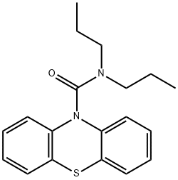 N,N-dipropylphenothiazine-10-carboxamide Struktur