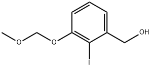 2-iodo-3-(methoxymethoxy)benzyl alcohol Struktur