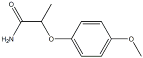 2-(4-methoxyphenoxy)propanamide Struktur