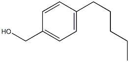 Benzenemethanol, 4-pentyl- Struktur